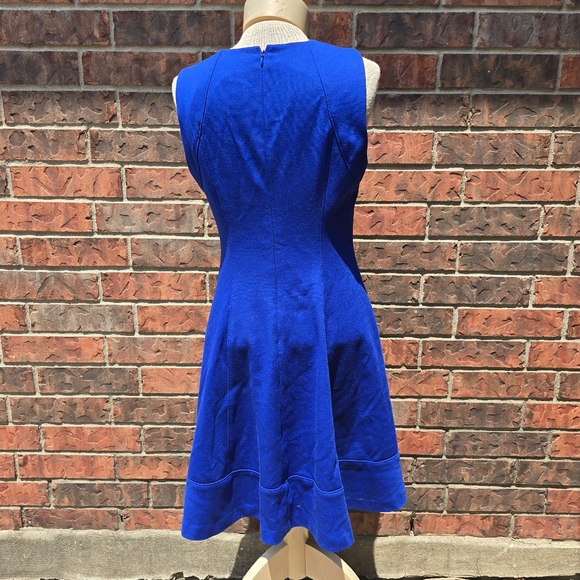 White House Black Market WHBM Dress Womens Size 6 Fit Flare Sleeveless - Picture 2 of 12